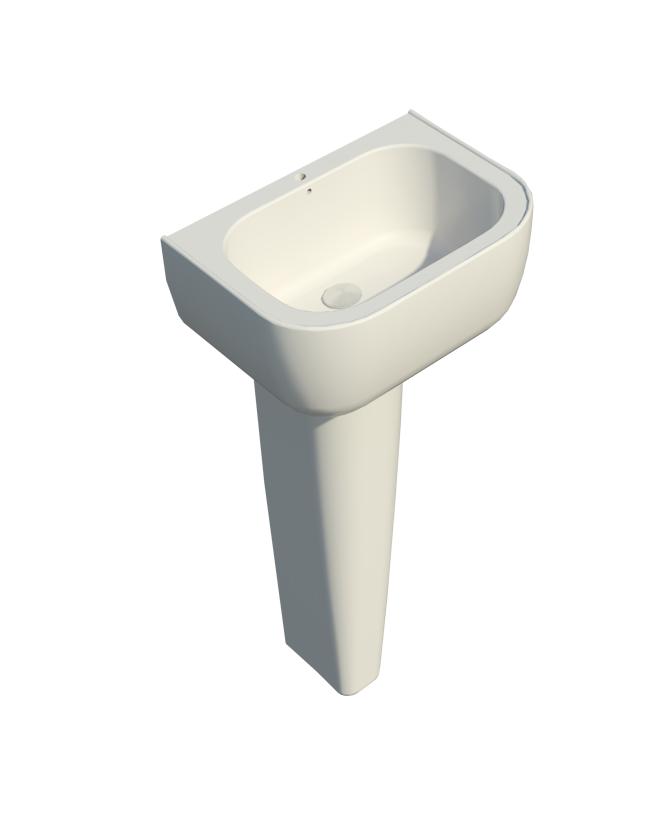 Pedestal Sink Bim Object Free Bim File Downloads E G